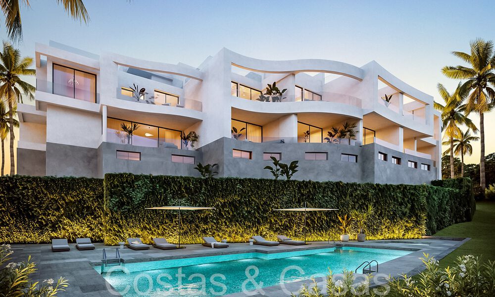 Nieuwe, energiezuinige moderne woningen met zeezicht te koop in Mijas, Costa del Sol 66449