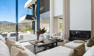 Nieuwe, architectonische villa te koop in een beveiligde urbanisatie in Marbella - Benahavis 66498 