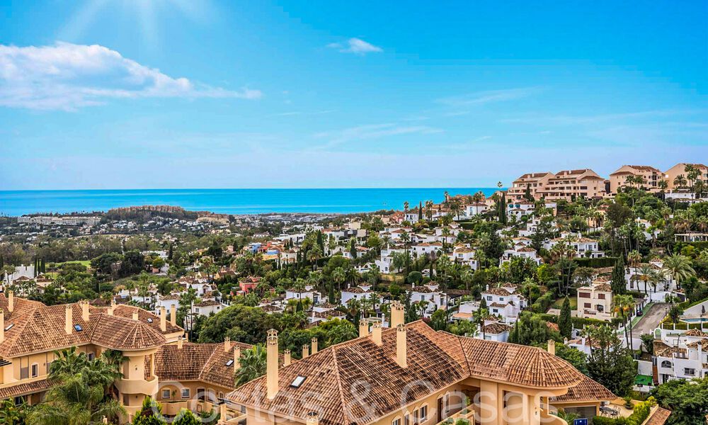 Prachtig dubbel penthouse met zeezicht te koop in een 5-sterren complex in Nueva Andalucia, Marbella 66657