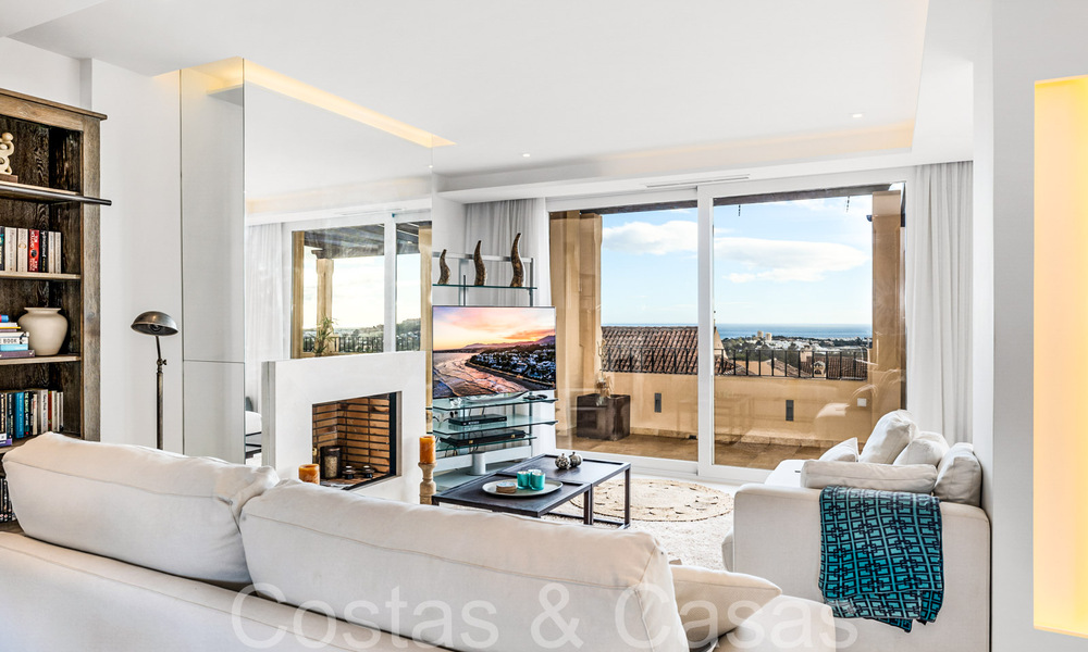 Prachtig dubbel penthouse met zeezicht te koop in een 5-sterren complex in Nueva Andalucia, Marbella 66662