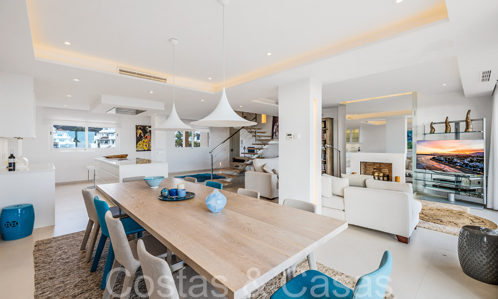 Prachtig dubbel penthouse met zeezicht te koop in een 5-sterren complex in Nueva Andalucia, Marbella 66663