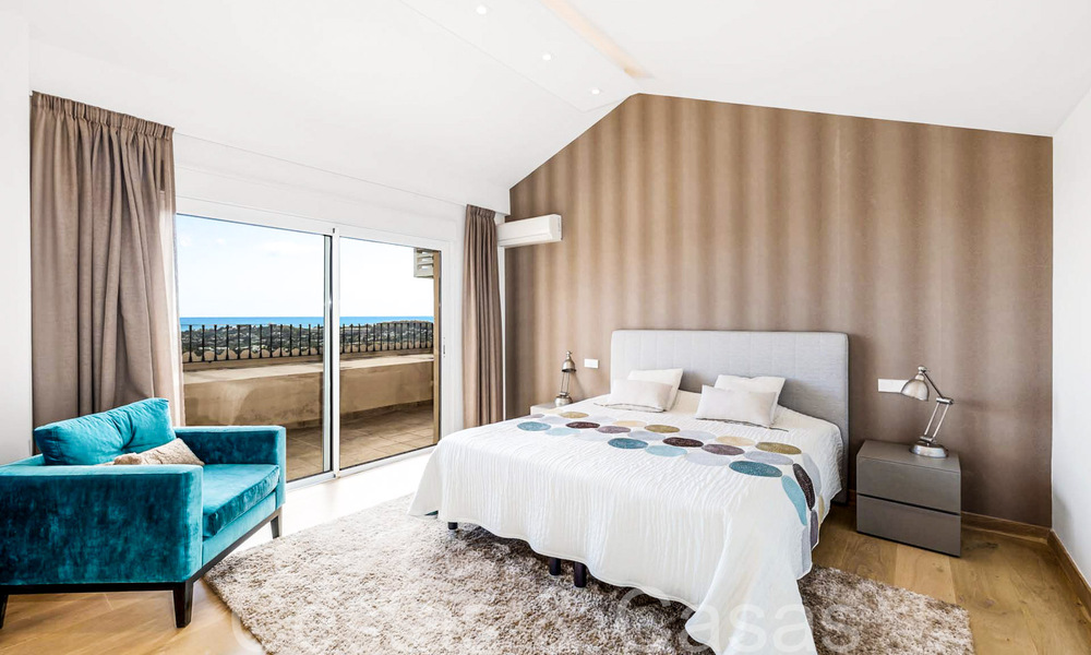 Prachtig dubbel penthouse met zeezicht te koop in een 5-sterren complex in Nueva Andalucia, Marbella 66688