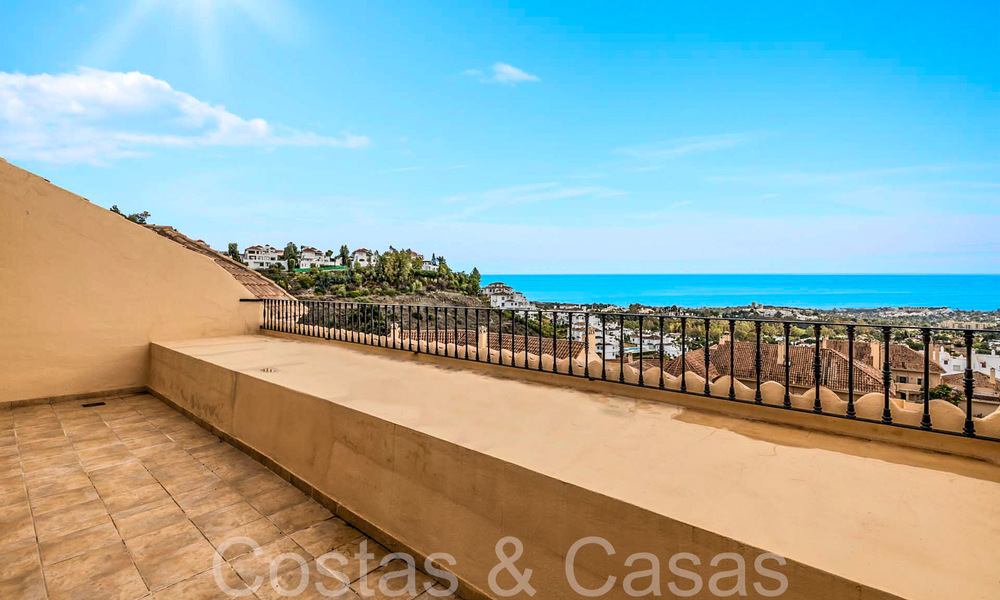 Prachtig dubbel penthouse met zeezicht te koop in een 5-sterren complex in Nueva Andalucia, Marbella 66693