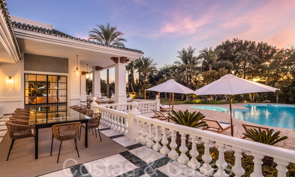 Paleiselijke villa met Moors-Andalusische bouwstijl te koop, omringd door golfbanen in Nueva Andalucia’s golfvallei, Marbella 67086