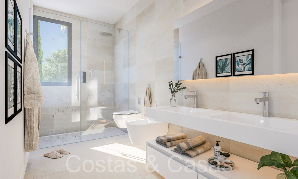 Gloednieuwe villa te koop op loopafstand van het strand van Elviria ten oosten van Marbella centrum 67172