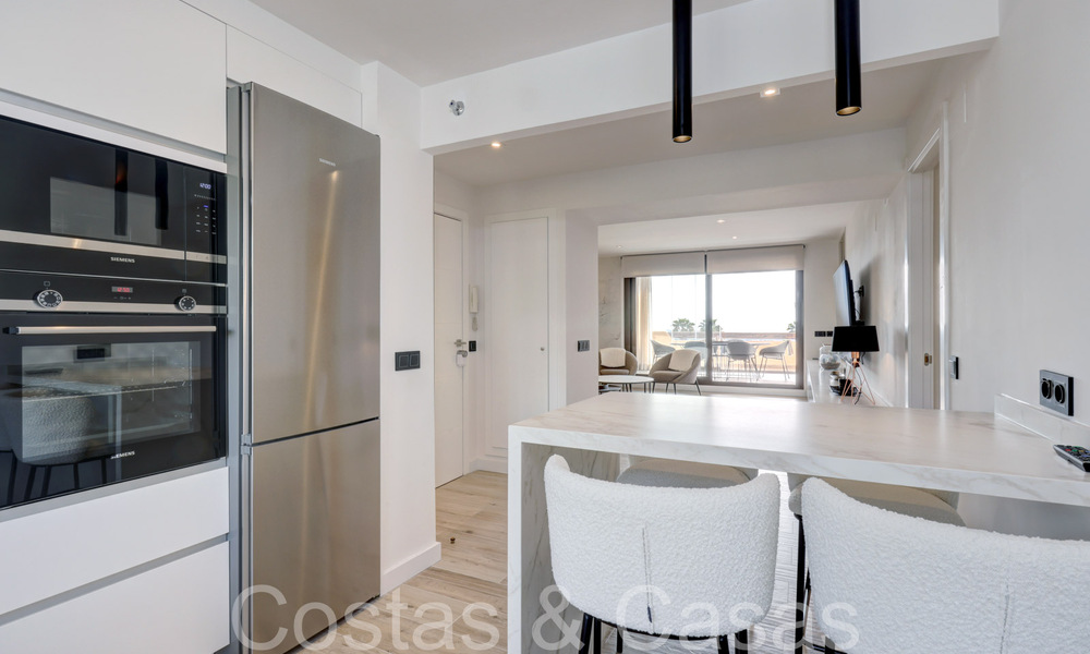 Instapklaar, luxe appartement volledig gerenoveerd met panoramisch uitzicht op de Middellandse Zee te koop in Marbella - Benahavis 67215