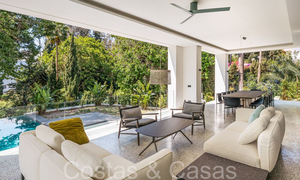 Luxueuze eco-vriendelijke villa te koop in een begeerde urbanisatie op de Golden Mile van Marbella 67807