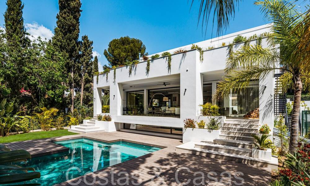 Luxueuze eco-vriendelijke villa te koop in een begeerde urbanisatie op de Golden Mile van Marbella 67808