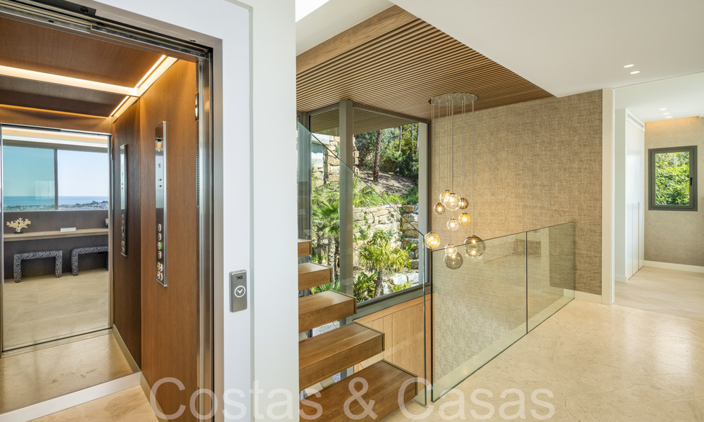 Instapklare, moderne luxevilla met onbelemmerd zeezicht te koop, gelegen in La Quinta, Marbella - Benahavis 67763