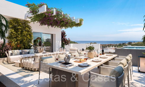 Eigentijdse front-line golf appartementen met zeezicht in een nieuw complex in Casares, Costa del Sol 67852
