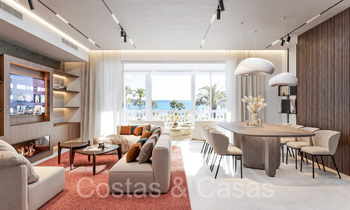 Verfijnd gerenoveerd appartement te koop in Las Dunas Park, een exclusief strandresort tussen Marbella en Estepona 67860