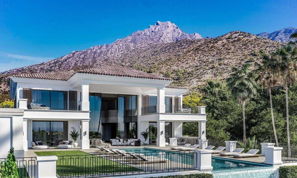 Majestueuze, klassiek-Andalusische luxevilla te koop in het exclusieve Cascada de Camojan in Marbella 69499