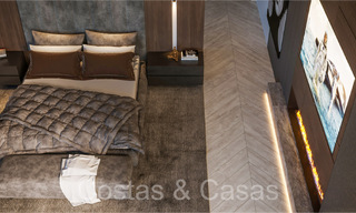 Architectonische nieuwbouwvilla te koop, met panoramisch zeezicht in een gated community in Benahavis - Marbella 69536 