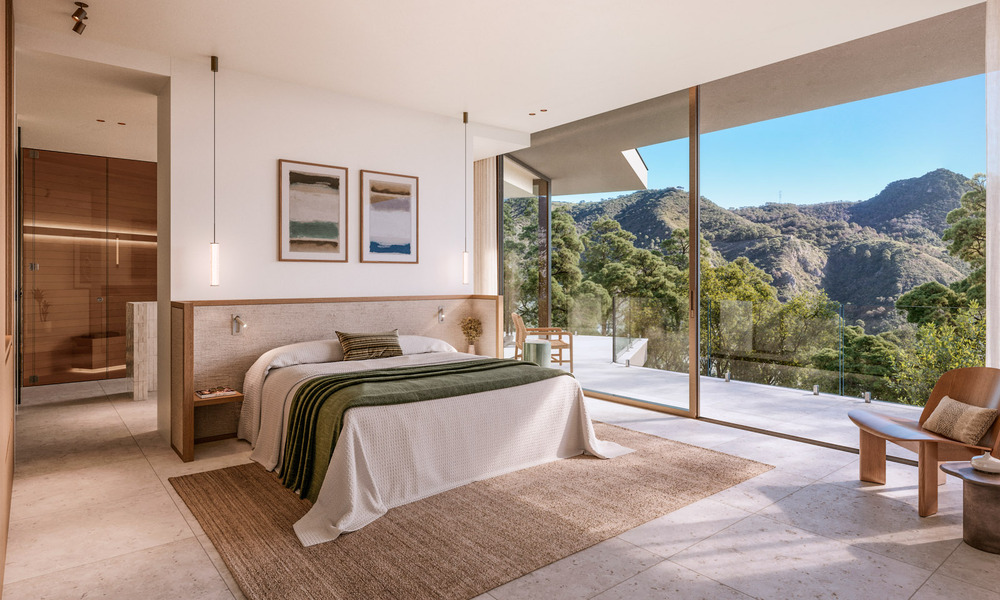 Modernistische nieuwbouwvilla met duurzaam concept te koop in de heuvels van Benahavis - Marbella 775497