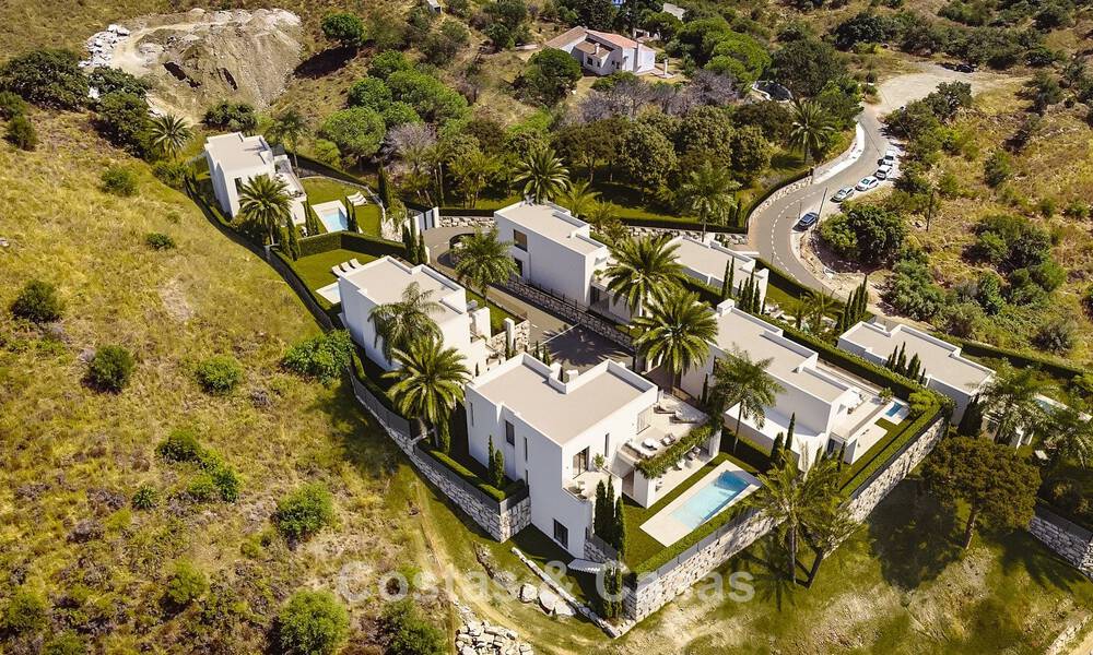 7 geavanceerde nieuwbouwvilla’s met panoramisch zeezicht te koop in de heuvels van Mijas Pueblo, Costa del Sol 787741