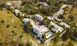 7 geavanceerde nieuwbouwvilla’s met panoramisch zeezicht te koop in de heuvels van Mijas Pueblo, Costa del Sol 787741 