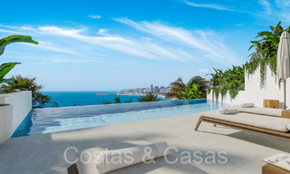 Opportuniteit! Moderne innovatieve rijhuizen met privétuin en zeezicht te koop in Fuengirola, Costa del Sol 70177 