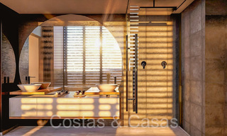 Nieuwe ontwikkeling van townhouses te koop grenzend aan de golfbaan in Estepona 70544 