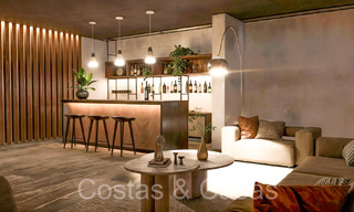 Nieuwe ontwikkeling van townhouses te koop grenzend aan de golfbaan in Estepona 70555 
