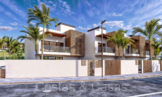Nieuwe ontwikkeling van townhouses te koop grenzend aan de golfbaan in Estepona 70562 