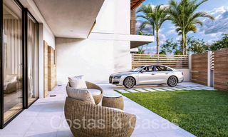 Nieuwe ontwikkeling van townhouses te koop grenzend aan de golfbaan in Estepona 70564 
