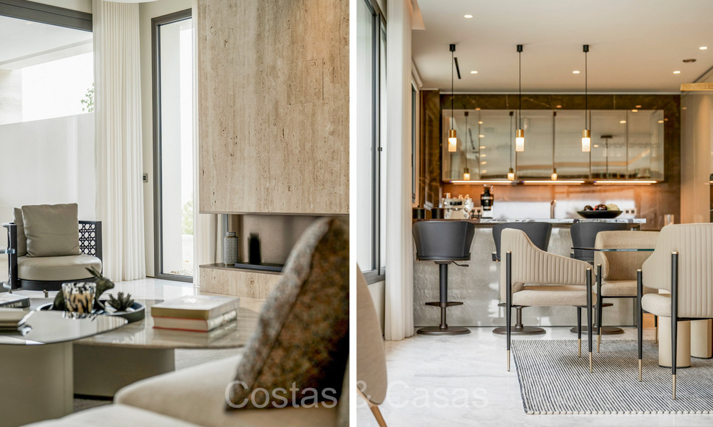 Instapklaar, prestigieus duplex appartement te koop in een chique resort-stijl complex o/d Golden Mile van Marbella 73849