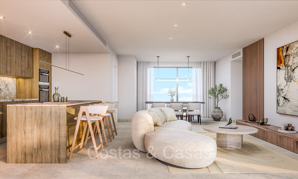 Stijlvolle appartementen met fenomenaal zeezicht te koop in een luxeresort in Fuengirola, Costa del Sol 74358