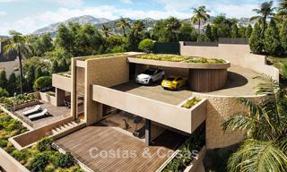High-end designervilla met panoramisch berg- en zeezicht te koop in een gated resort in Benahavis - Marbella 74906 
