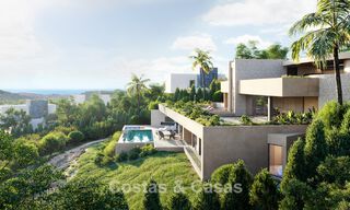 High-end designervilla met panoramisch berg- en zeezicht te koop in een gated resort in Benahavis - Marbella 74907 
