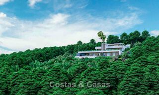 High-end designervilla met panoramisch berg- en zeezicht te koop in een gated resort in Benahavis - Marbella 74909 