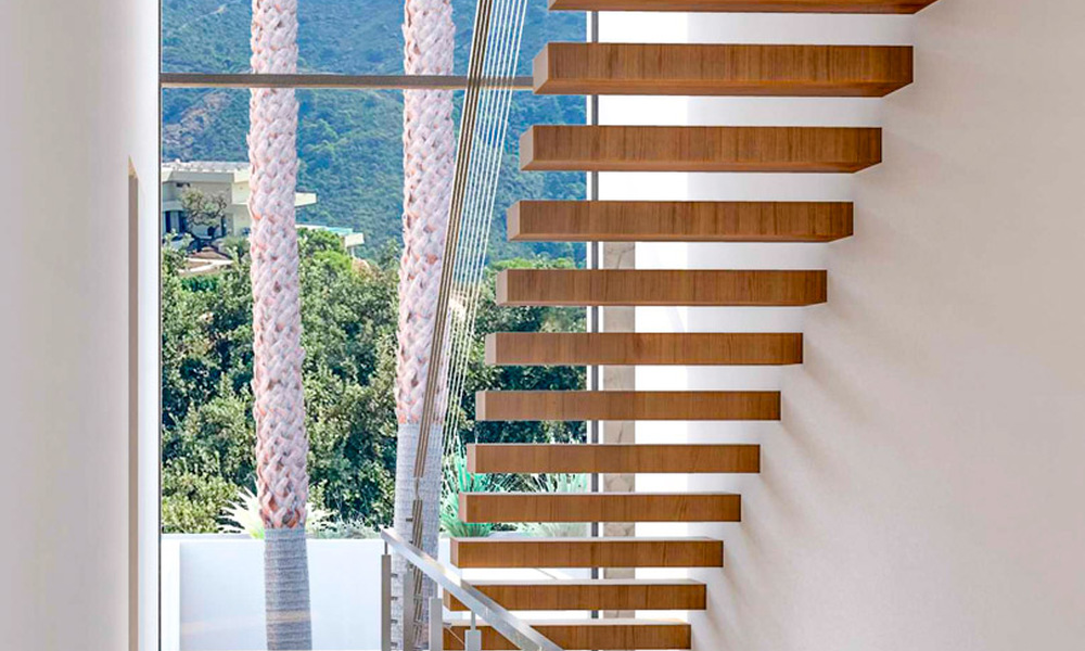 High-end designervilla met panoramisch berg- en zeezicht te koop in een gated resort in Benahavis - Marbella 74911