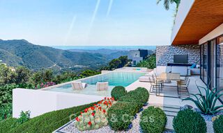High-end designervilla met panoramisch berg- en zeezicht te koop in een gated resort in Benahavis - Marbella 74913 