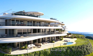 Nieuw op de markt. Avant-garde stijl appartementen met fantastische zeezicht te koop in Benahavis - Marbella 778320 