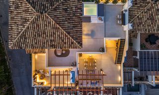 Prestigieus gerenoveerd penthouse met panoramisch zeezicht te koop in Nueva Andalucia’s golfvallei, Marbella 773623 