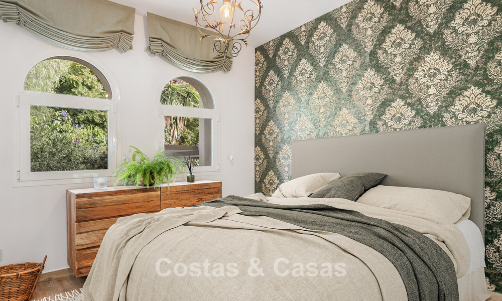 Ruime, gelijkvloerse villa met een traditionele, Andalusische bouwstijl te koop in Elviria, Oost Marbella 774419