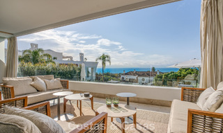 Luxueus duplex appartement te koop met zeezicht in een hoogstaand Sierra Blanca complex op Marbella’s Golden Mile 774608 