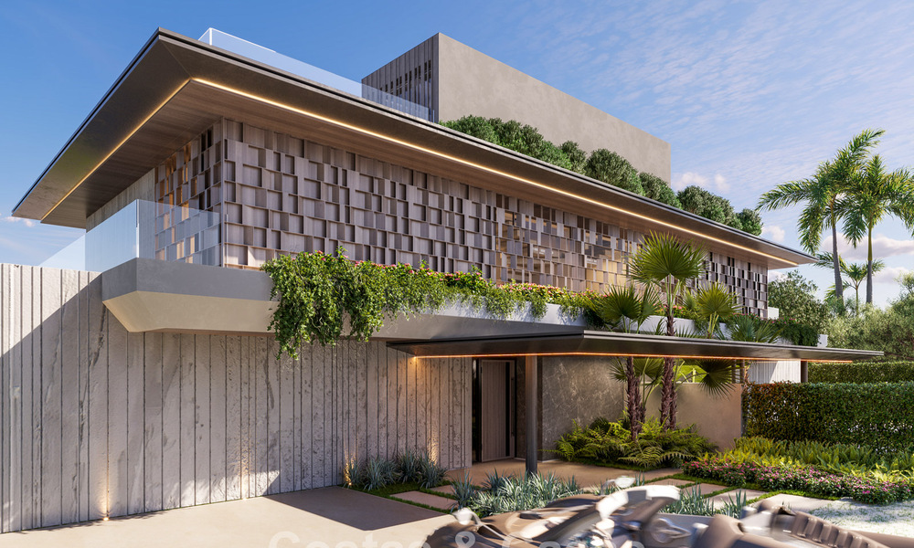 Halfvrijstaande nieuwbouwvilla’s met panoramisch zeezicht te koop in de heuvels van Oost Marbella 774561