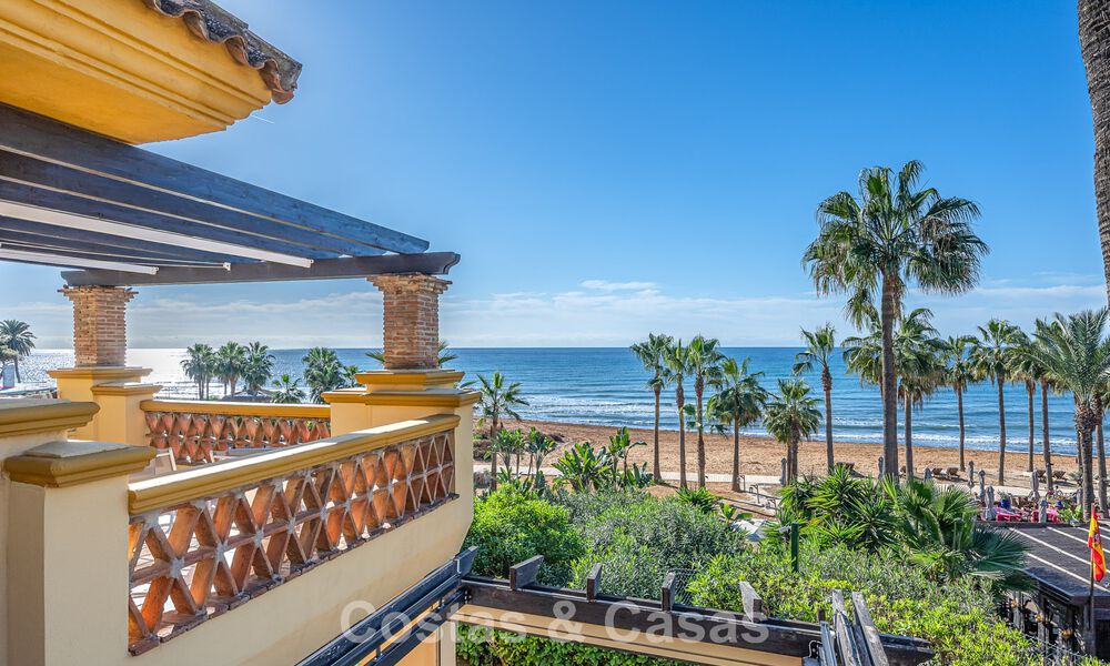 Ruim 3-slaapkamer appartement met panoramisch zeezicht te koop in een strandcomplex ten oosten van Marbella centrum 774667