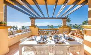 Ruim 3-slaapkamer appartement met panoramisch zeezicht te koop in een strandcomplex ten oosten van Marbella centrum 774699 