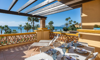 Ruim 3-slaapkamer appartement met panoramisch zeezicht te koop in een strandcomplex ten oosten van Marbella centrum 774706 