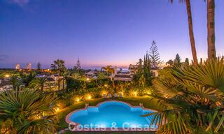 Prachtige villa in Spaanse stijl met prachtig uitzicht op zee te koop in Elviria, Oost Marbella 774730 