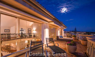 Prachtige villa in Spaanse stijl met prachtig uitzicht op zee te koop in Elviria, Oost Marbella 774731 