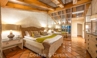 Prachtige villa in Spaanse stijl met prachtig uitzicht op zee te koop in Elviria, Oost Marbella 774733 