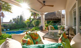 Prachtige villa in Spaanse stijl met prachtig uitzicht op zee te koop in Elviria, Oost Marbella 774769 