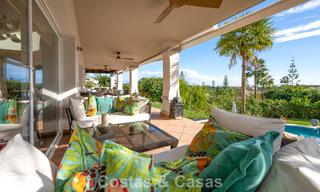 Prachtige villa in Spaanse stijl met prachtig uitzicht op zee te koop in Elviria, Oost Marbella 774770 