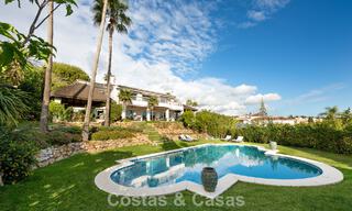 Prachtige villa in Spaanse stijl met prachtig uitzicht op zee te koop in Elviria, Oost Marbella 774773 