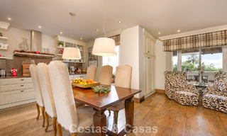 Prachtige villa in Spaanse stijl met prachtig uitzicht op zee te koop in Elviria, Oost Marbella 774783 