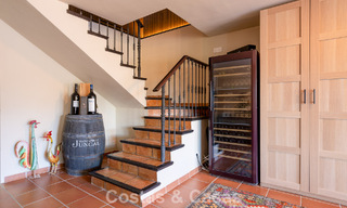 Prachtige villa in Spaanse stijl met prachtig uitzicht op zee te koop in Elviria, Oost Marbella 774788 