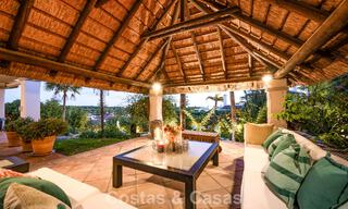 Prachtige villa in Spaanse stijl met prachtig uitzicht op zee te koop in Elviria, Oost Marbella 774797 