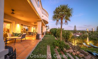 Prachtige villa in Spaanse stijl met prachtig uitzicht op zee te koop in Elviria, Oost Marbella 774799 